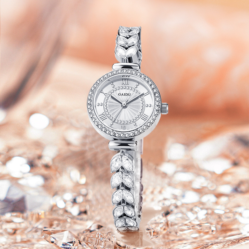 Overseas Explosions Cato Mermaid Roman Face Fashion Ladies Watch Niche Advanced Sense Watch Full Diamond Quartz Women