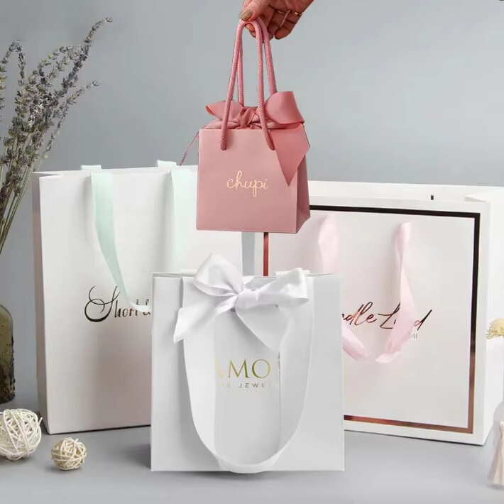Custom Paper Bags, Tote Bags, Gift Bags, High-End Designer Luxury Shopping Bags, Zero Waste