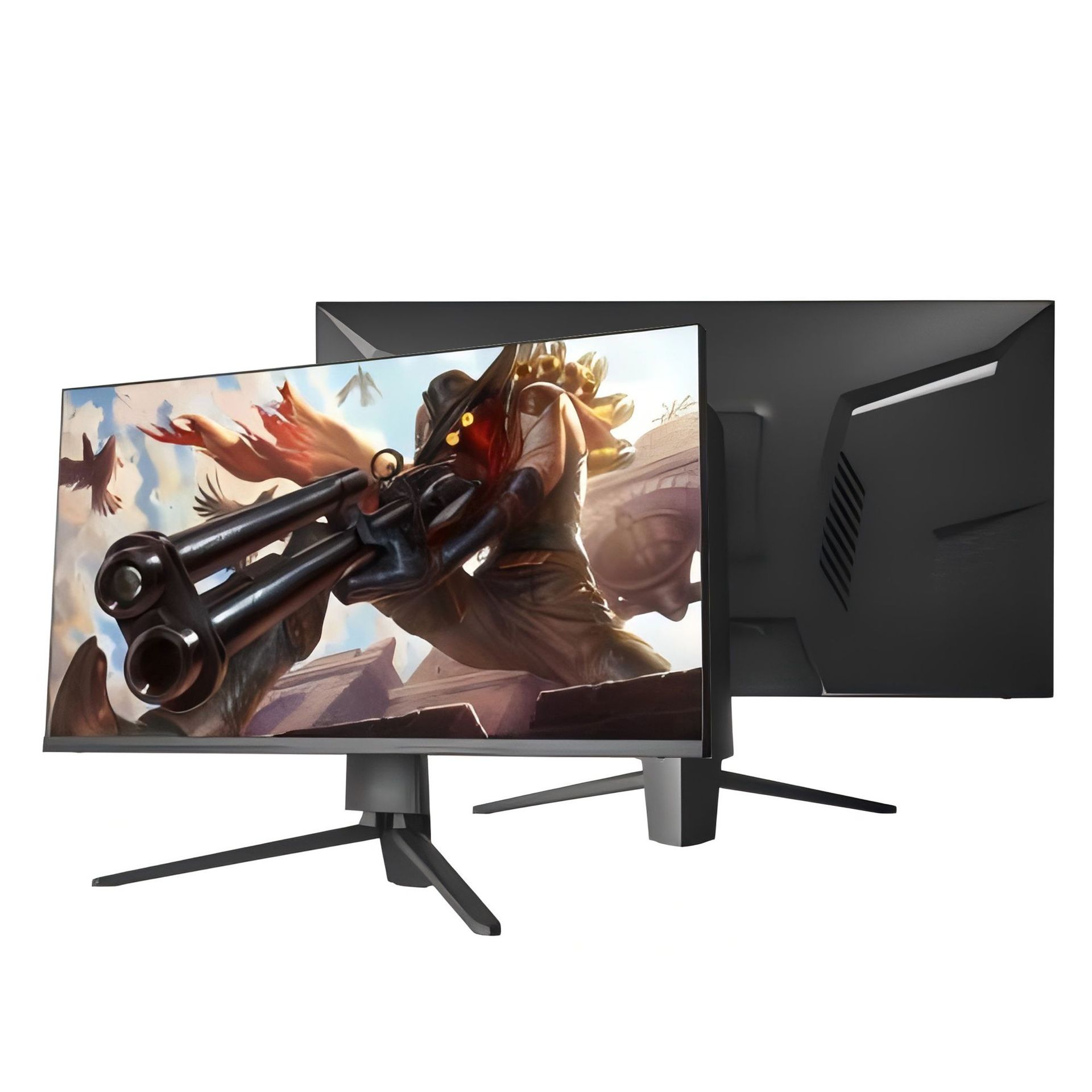 Monitor de juegos de alta definición de 19, 22 y 24 pulgadas, 2K 165Hz, monitor de computadora para deportes electrónicos, pantalla táctil IPS curva, transfronterizo