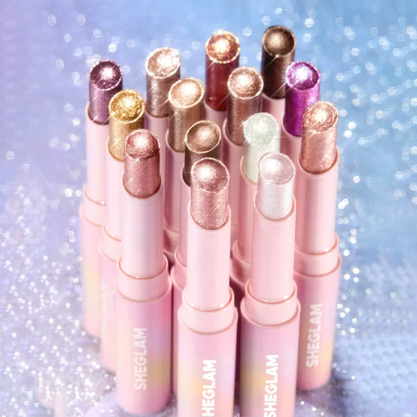 Cross-Border Sheglam Eyeshadow Stick, Popular Water-Gloss Jelly Highlighter Eyeshadow Stick, Ultra-Shiny Multi-Color Eyeshadow Highlighter Stick