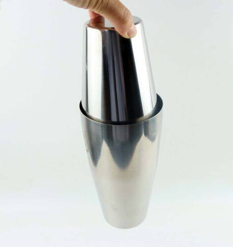 Manufacturer's Sale Stainless Steel Cocktail Set Boston Mug Cocktail Glass Two-Piece Cocktail Cup Shaker