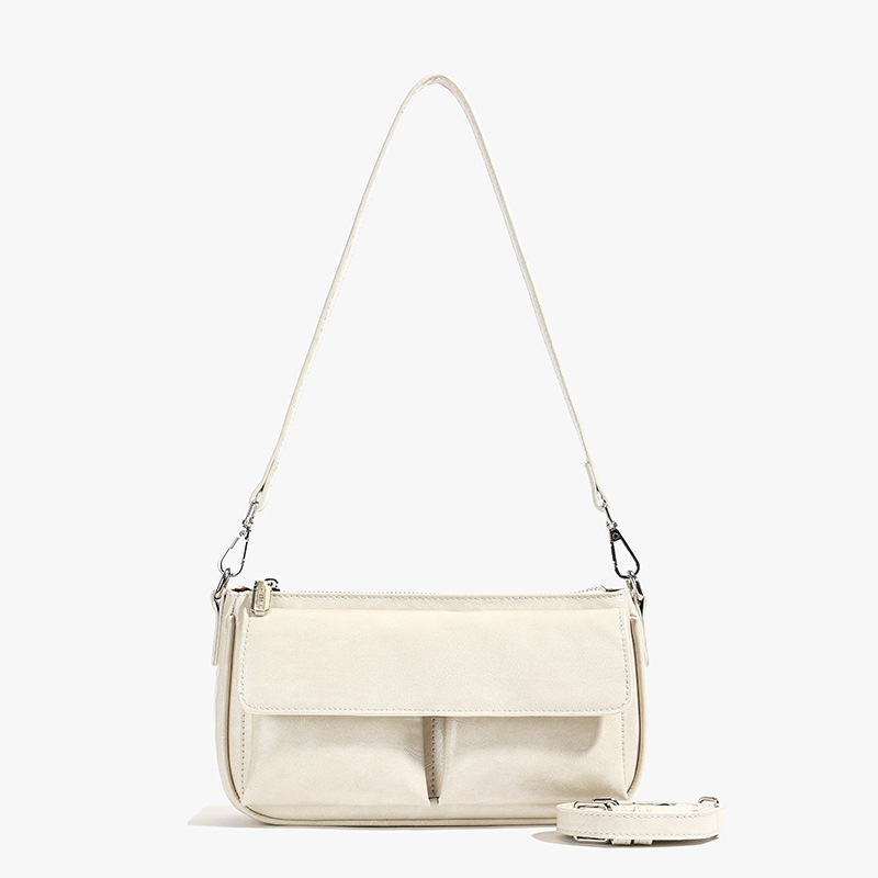 Retro versátil bolso de mujer 2025 nueva moda simple bolso de hombro casual nicho bolso de diseño de moda