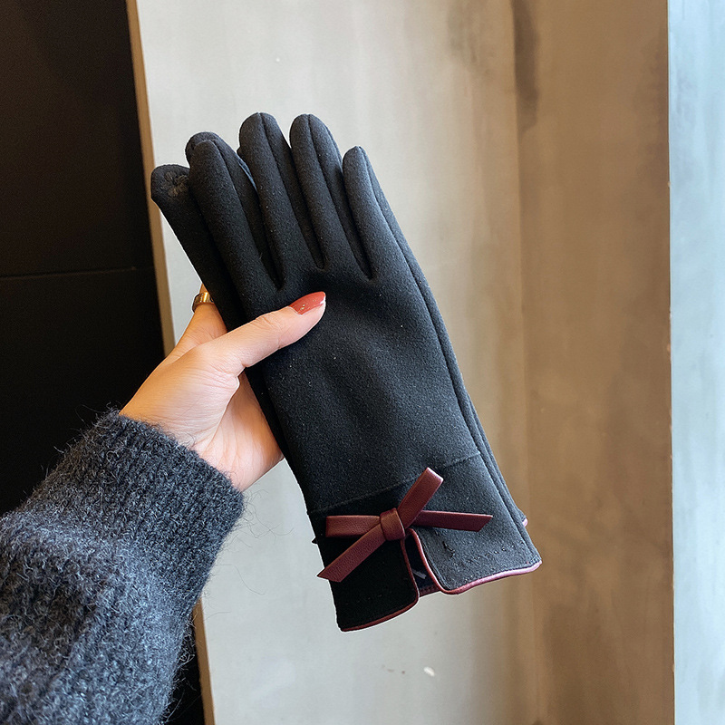 Nuovo Chao consigliato! Guanti invernali per donna più velluto spesso autunno equitazione e guida protezione dal freddo caldo touch screen_voghion.com