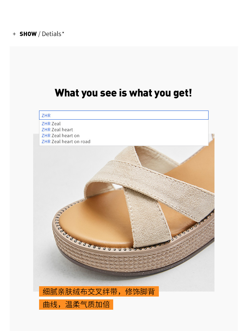 Sandal nữ đế xuồng cao gót thời trang dễ phối đồ — AY38 màu đen chi tiết 13