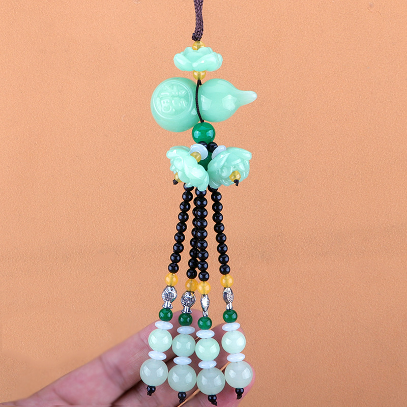 폭발 녹색 옥 펜던트 [단단한 조롱박]]