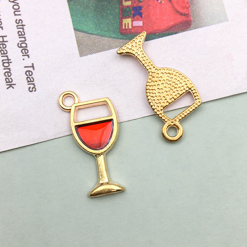 Pendant Jewelry Making Type 16 Models Per Model 1, 16/Bag Alloy Lipstick Lips Bow Knot Pendant