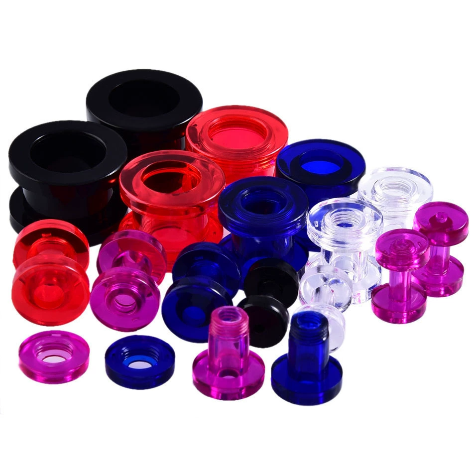 Акриловое пирсинг, (跨境 торговля), 1 пара, Amazon, Aliexpress