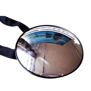 17cm Acrylic Baby Reflective Rearview Mirror Car Baby Auxiliary Rearview Curved Surface