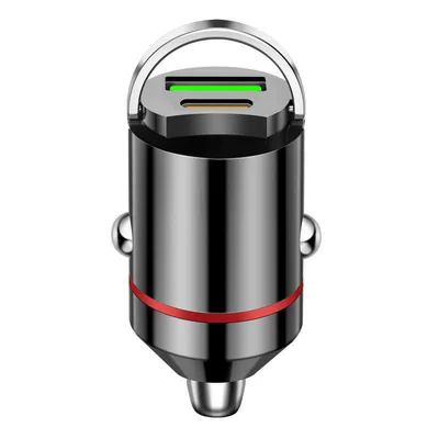 plug, car charging socket, car – Mobil şarj cihazları - standard-plastic-pull-ring-type-c200w-black