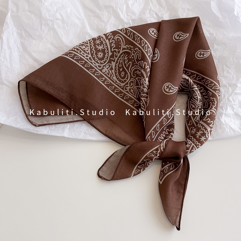 캐슈넛 프레임 58 이미테이션 린넨 다크 커피