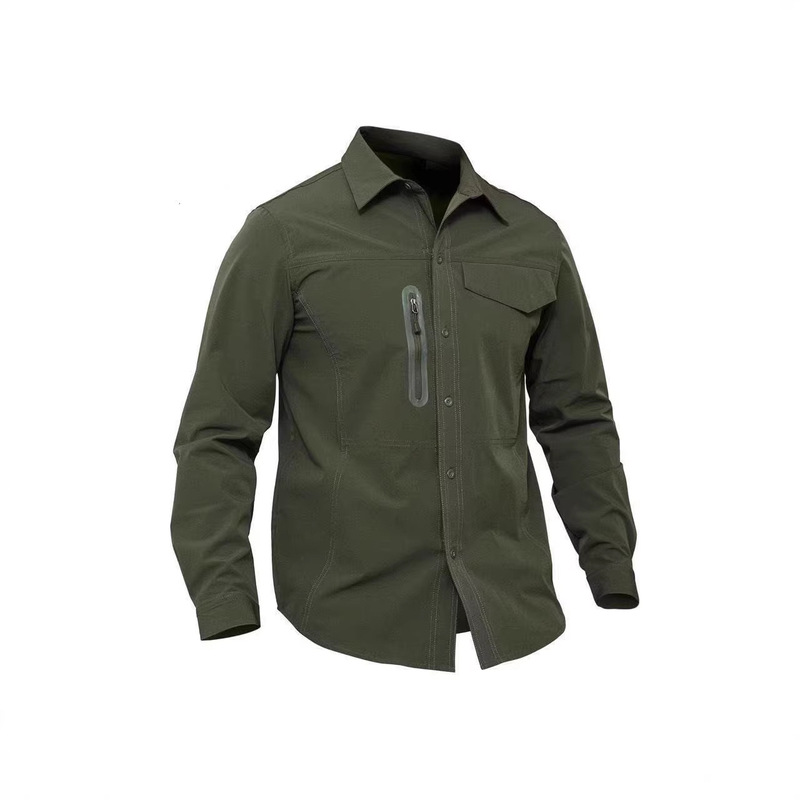 2026 New Quick-Dry Long-Sleeve Men's Shirt, Large Size, Loose Fit, Solid Color, Original Design, Customizable, Wholesale, Versatile 2026 New Quick-Dry Long-Sleeve Men's Shirt, Large Size, Loose Fit, Solid Color, Original Design, Customizable, Wholesale, Versatile