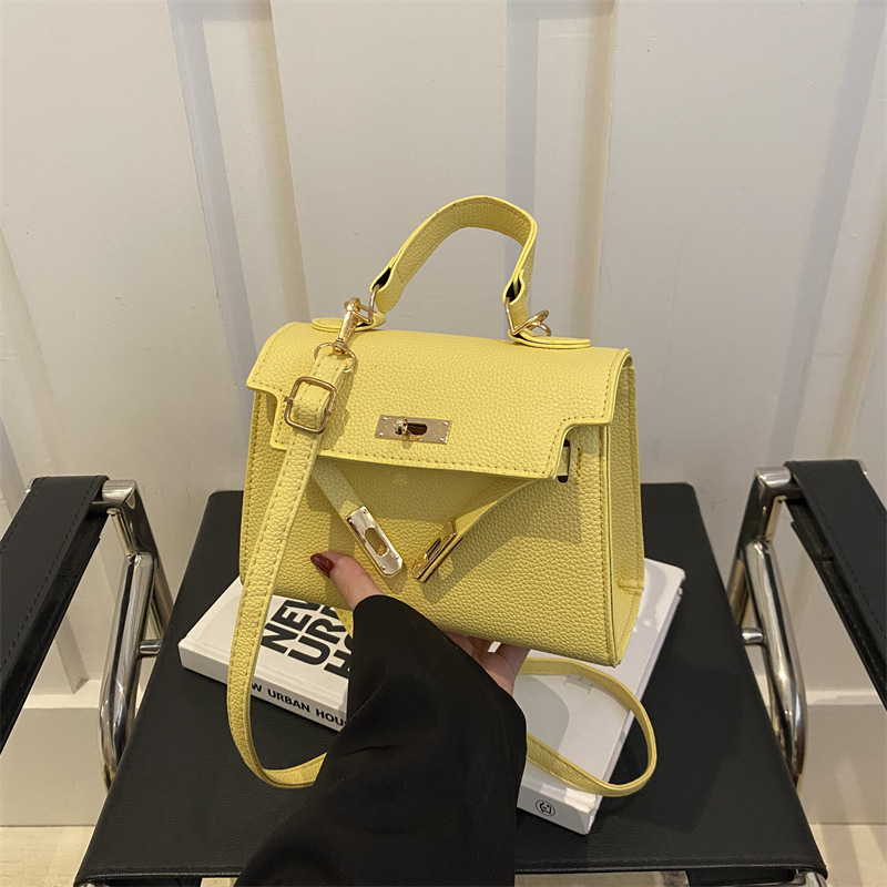 2024 nuevo bolso de moda para mujeres, bolso de mano de textura Kelly, bolso de hombro, bolso de viaje popular este año