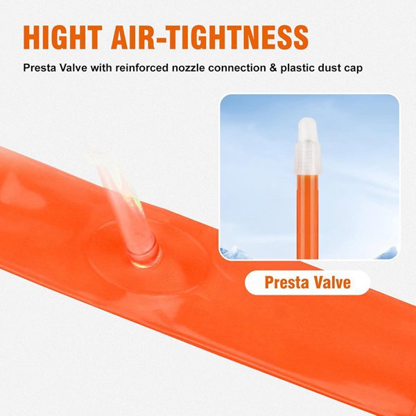 MEROCA 1 piece Color: Orange Material: TPU TPU inner tube Lightweight inner tube for road bike 70 MEROCA 1 piece Color: Orange Material: TPU TPU inner tube Lightweight inner tube for road bike 70