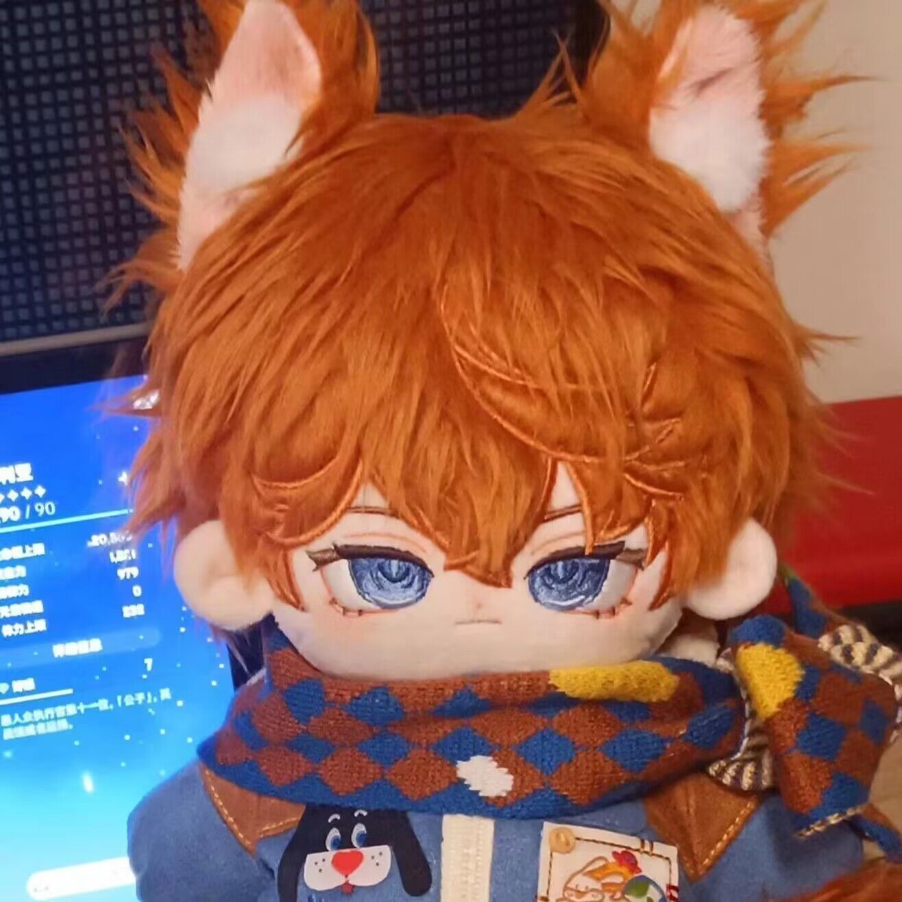 Muñeca de Algodón Zhan Yu de 20 cm, Juguete de Peluche, Muñeca de Anime para Vestir, Linda Muñeca de Niña, Regalo de Cumpleaños