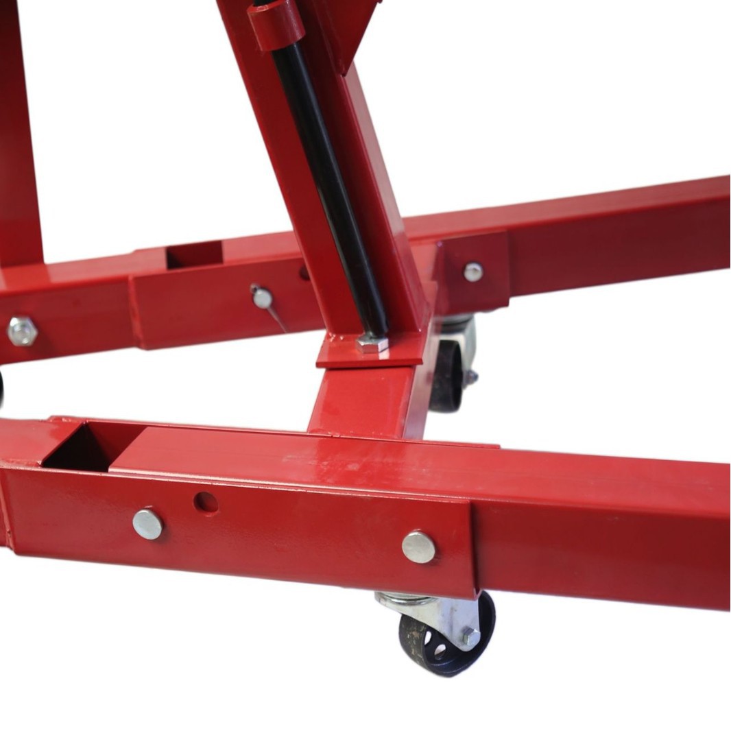 El fabricante suministra 2 toneladas de suspensión de grúa plegable, suspensión de motor, grúa pequeña móvil, suspensión de motor de automóvil de reparación de automóviles