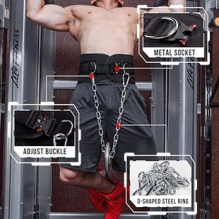 Fitness god love! The pull-up weight-bearing belt can be hung barbell film with aggravated gym essentials!
