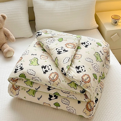 Soy fiber quilt spring and autumn quilt core thickened winter quilt quilt air-conditioned quilt student single dormitory quilt autumn and winter