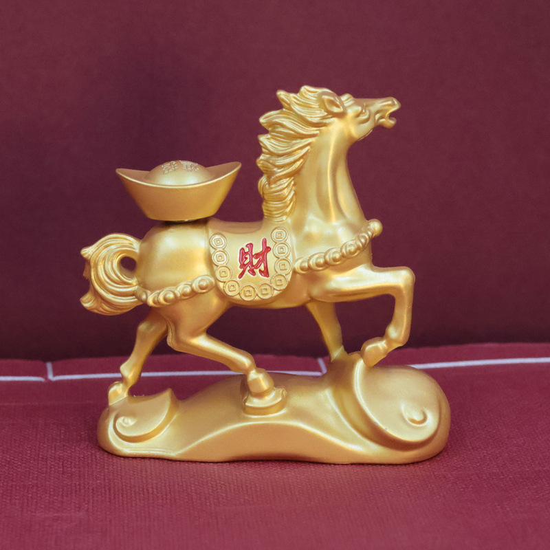 軽くて豪華なモダンな馬の装飾品、すぐに金持ちになる装飾品、すぐに金持ちになる装飾品、ワインキャビネット、リビングルーム、家の装飾工芸品|undefined