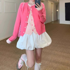 春のカーディガンは韓国系のドーパミンの私服を着ています。