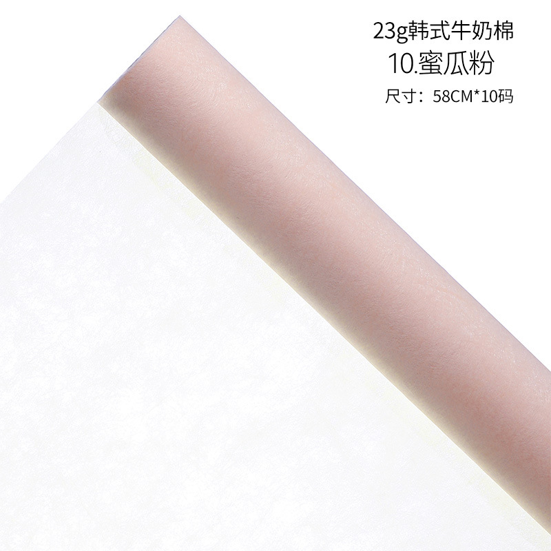 Papel de regalo de flores Papel de pera Papel de algodón Papel perlado Ramo de papel de regalo de flores Papel de embalaje de flores Pastel de hornear Papel de forro al por mayor