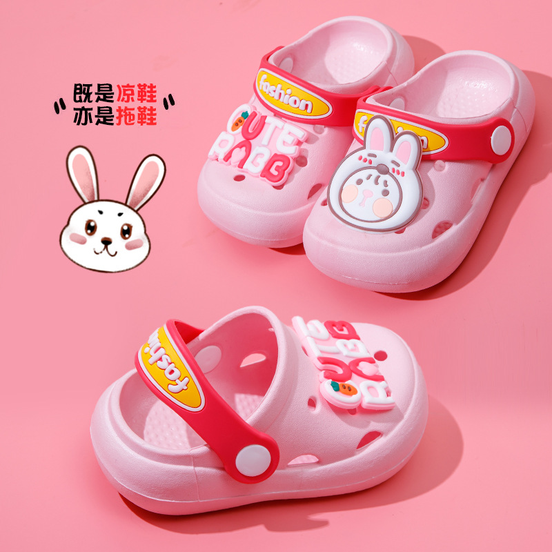 Non-slip children's slippers Summer Boys Girls Flip-flops Girls Kids Baby Crocs Wholesale kids cartoon