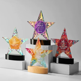 水晶工艺品;奖杯;木质工艺品