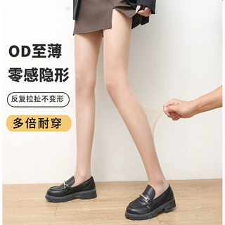 0D超薄肤色丝袜女黑丝防勾丝全透明隐形新款网红同款防走光连裤袜