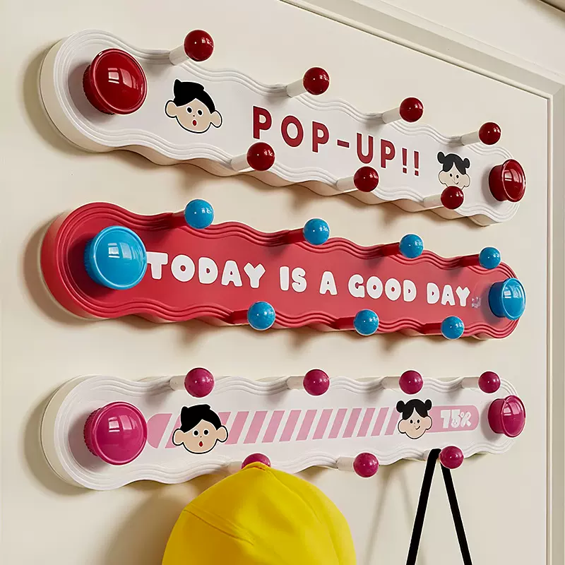 多巴胺旋转吸盘联排挂钩免打孔承重浴室厨房玄关卧室门后粘钩子