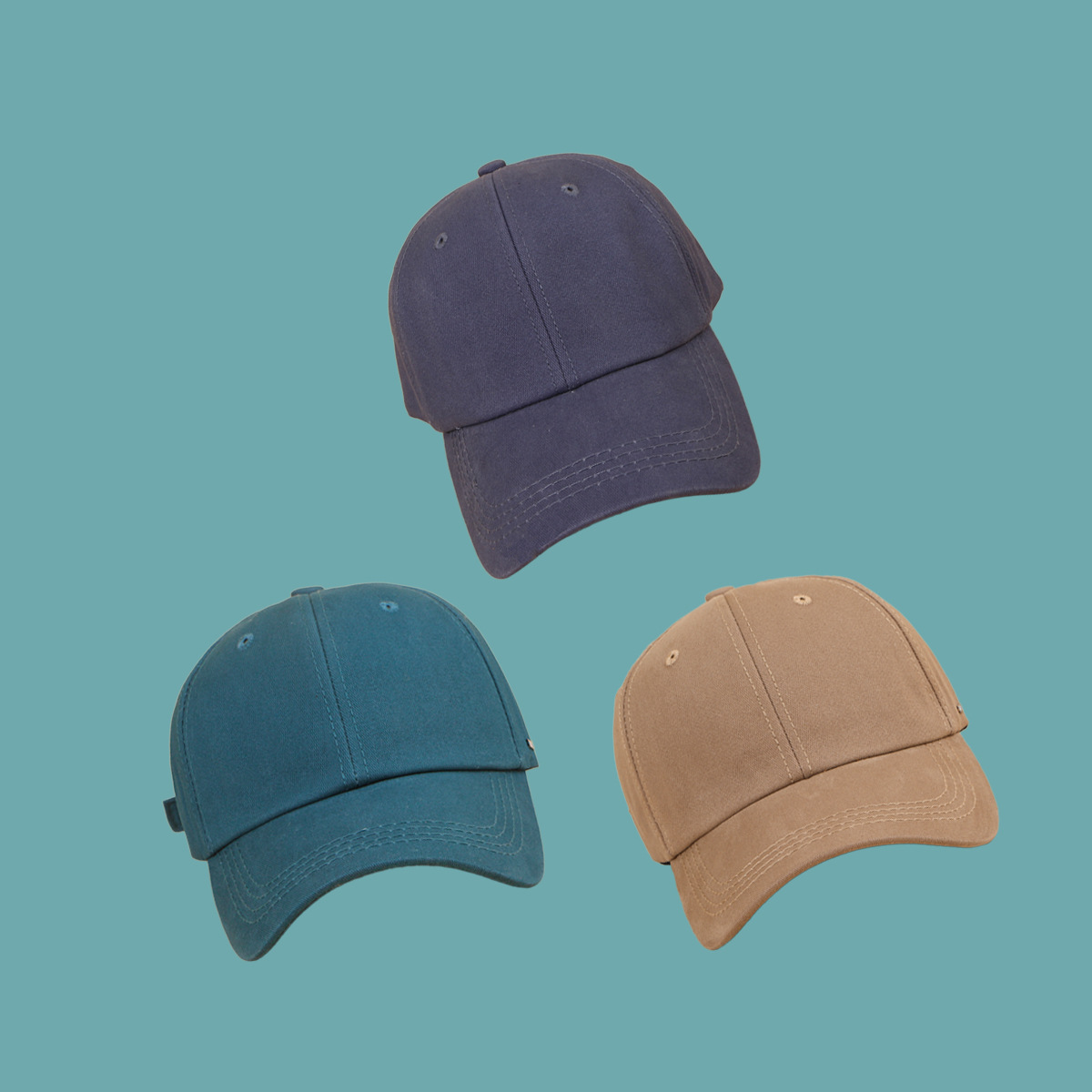 Korean Solid Color Sunscreen Caps Wholesale display picture 16