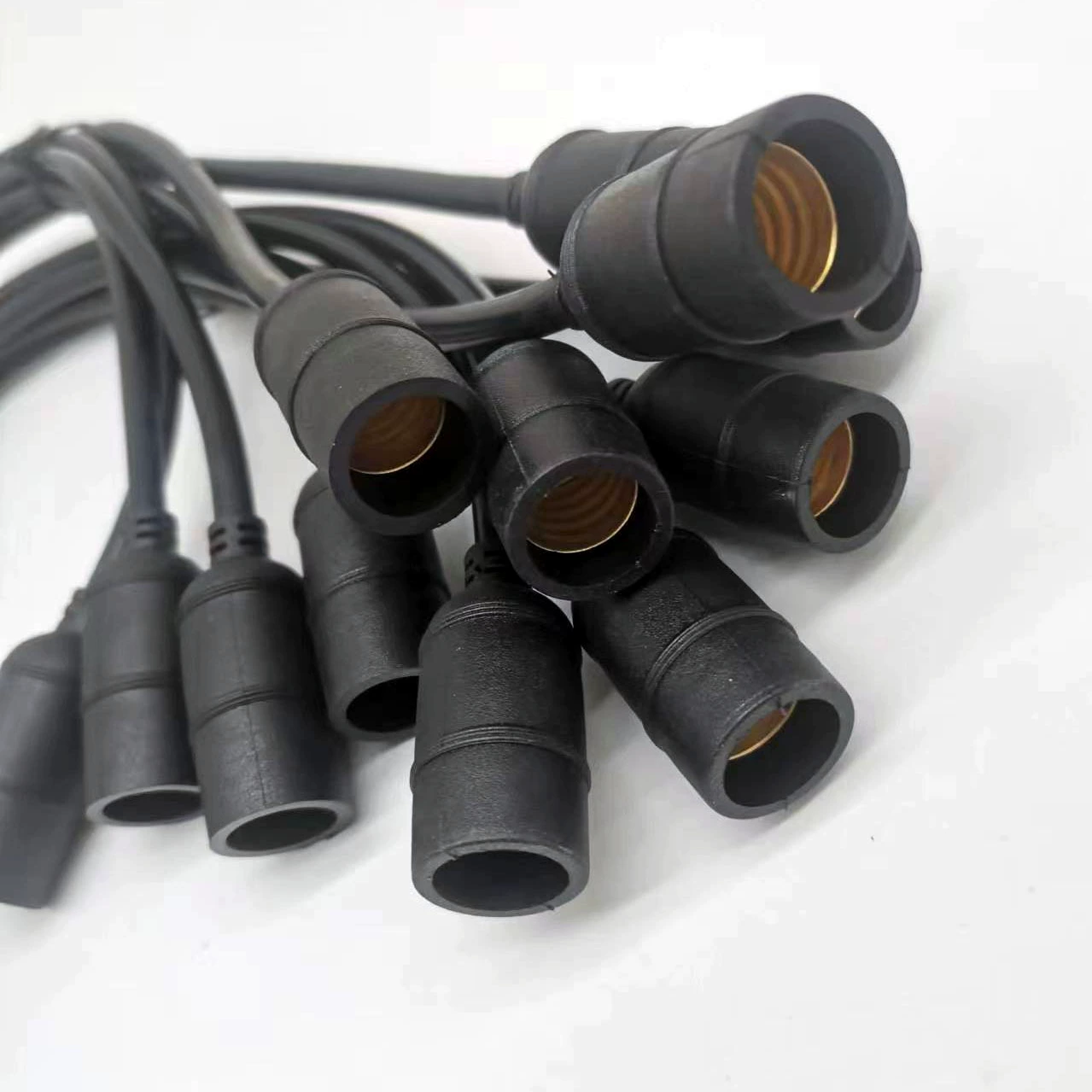 Горячая продажа E14 световой провод свечи светильник водонепроницаемый соляной лампа с переключателем E12 лампа головка лампы с декоративными лампами фитинги