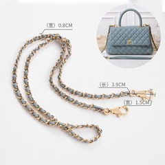Loeborshi Small Chanel Style Bags Leather Chain Accessory Replacement Strap Metal Chain Shoulder Strap Chain Single Purchase Small Bag