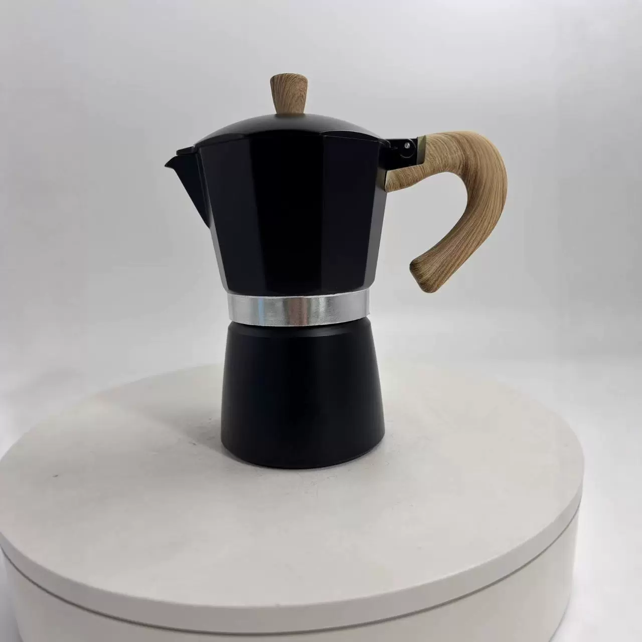 爆款欧式木纹手柄咖啡壶 土耳其咖啡器具户外便携式煮咖啡工具
