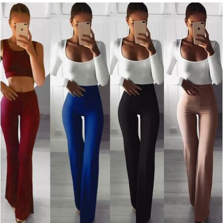 20wish Amazon Autumn New 5 Color Slim Fit Big Horn Yoga Pants OL Commuter Slim Elastic Wide Leg Pants 20wish Amazon Autumn New 5 Color Slim Fit Big Horn Yoga Pants OL Commuter Slim Elastic Wide Leg Pants