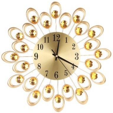 Relógio de parede minimalista em ferro para sala de estar_voghion.com