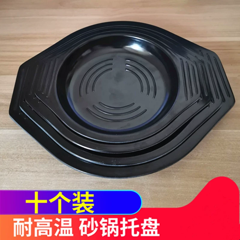Лоток для запекания высокая температура тушеная курица глиняная кастрюля рисовая основа корейский каменный горшок бибимбап толстый коврик теплоизоляционная плита подставка