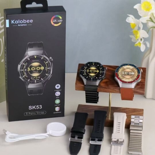 Popular Sk53 Smart Watch with Step Counting, True Heart Rate Monitoring, Sleep Monitoring, Sports Round Watch from Huaqiangbei Without Three Watch Straps Popular Sk53 Smart Watch with Step Counting, True Heart Rate Monitoring, Sleep Monitoring, Sports Round Watch from Huaqiangbei Without Three Watch Straps