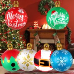 クロスボーダー新しいクリスマスデコレーションボールクリスマスパーティー用品屋外中庭レイアウトインフレータブルクリスマスボール