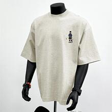 轻奢痞帅~大牌清仓美式高街潮流短袖t恤男重磅纯棉圆领上衣服ins