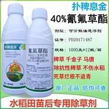 40%氰氟草酯水稻除草剂 批发氰氟草酯1000克除千金稗草禾本科杂草