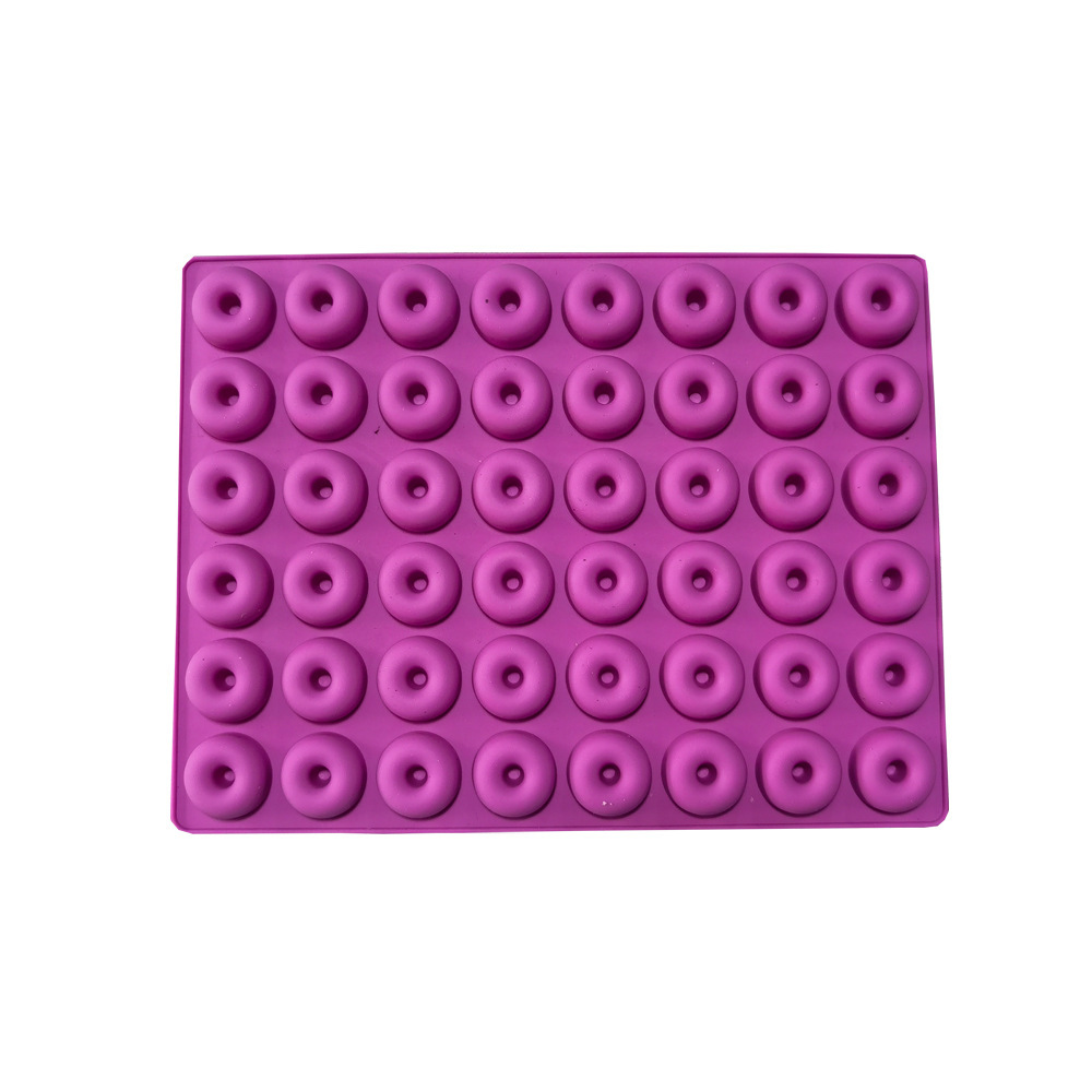48 Donuts 160 chocolate galletas molde de silicona molde de postre molde de hielo horneado pastel de arroz