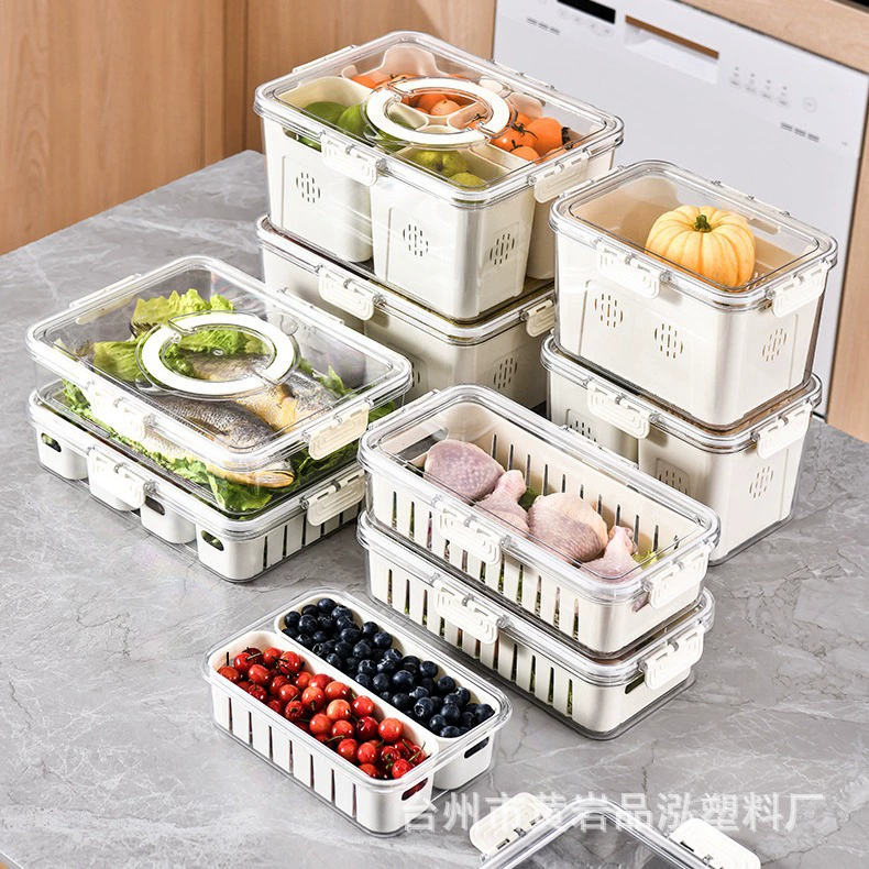 Кухонный ящик для хранения холодильника портативный хрустящий холодильник Классификация продуктов питания ящик для хранения фруктов и яиц