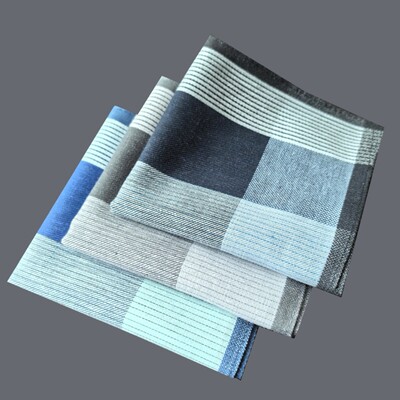 彦素行热销全棉男士手帕复古棉柔吸汗男士手绢送礼居家旅行方巾|ms