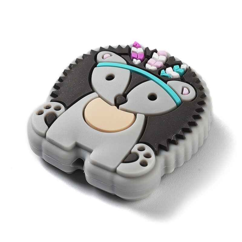 クロスボーダーカラーかわいい漫画動物食品シリコーンビーズストレートホールビーズシリコーンビーズ diy ジュエリーアクセサリー|undefined