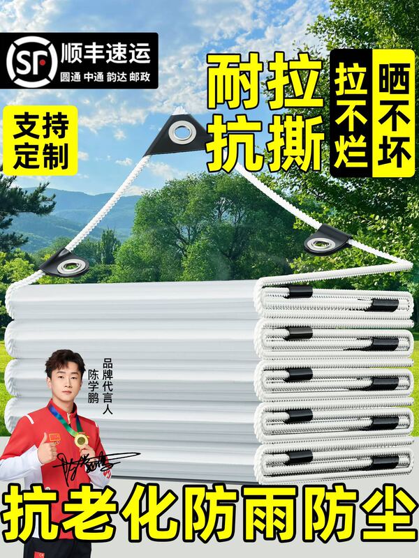 Pvc Transparent Rainproof Cloth Sun Protection Tarpaulin Thickeneded Waterproof Cloth Plastic Cloth Balcony Rain Shield Outdoor Rain Shelter Cloth