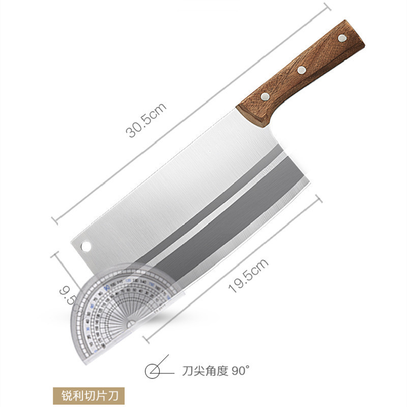 단단한 나무 손잡이 슬라이스 칼