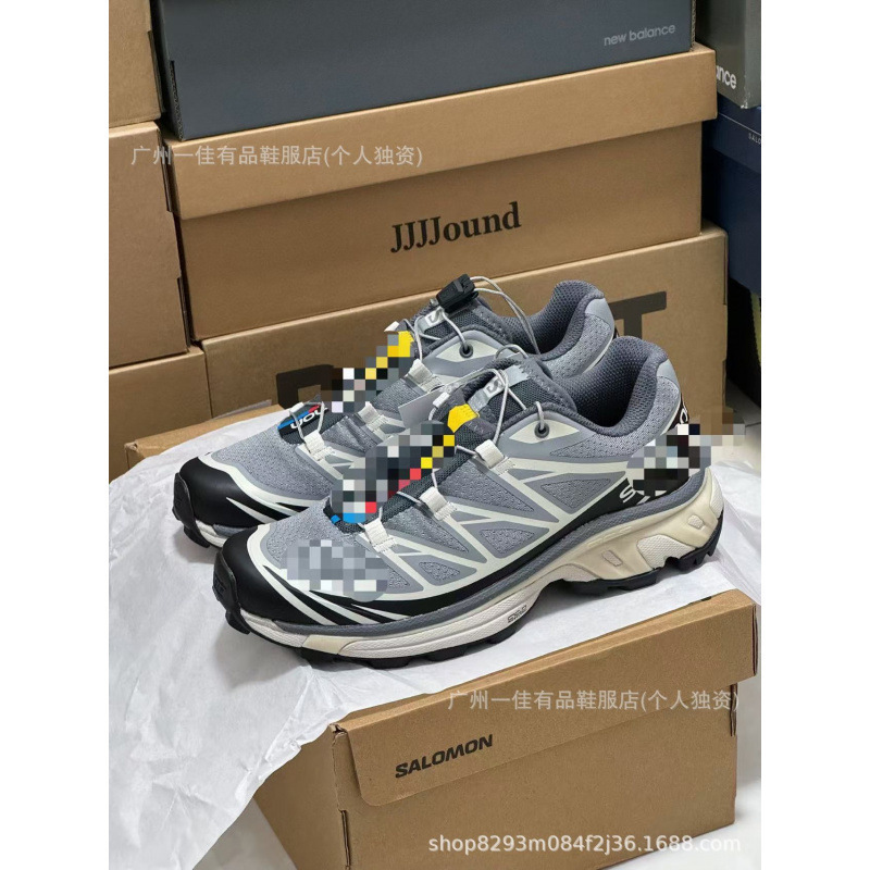 莆田纯原萨洛濛3D XT-Quest 复古XT6户外防滑越野登山跑步运动鞋|undefined