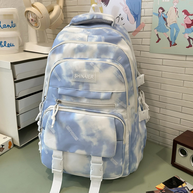 子供用ランドセル、小学生女子、中学生絞り染め高価値大容量ランドセル、カスタマイズ卸売バックパック|undefined