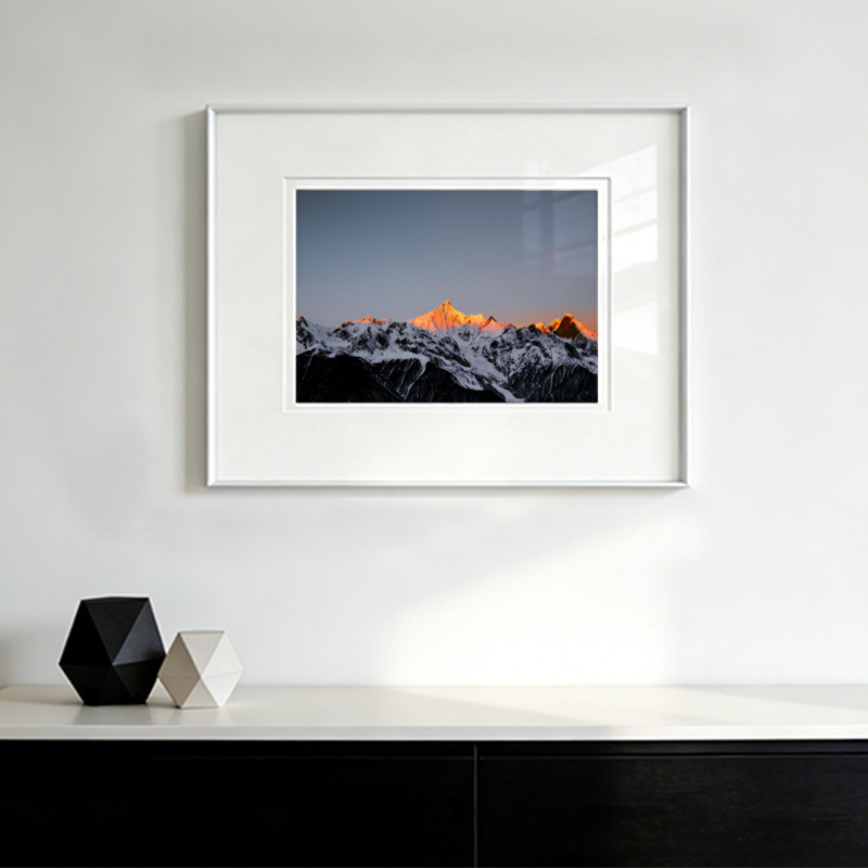 Sunrise at Kawagobu: Photographic Art Landscape Prints, Niche Decorative Paintings, Modern Minimalist High-End Wall Art