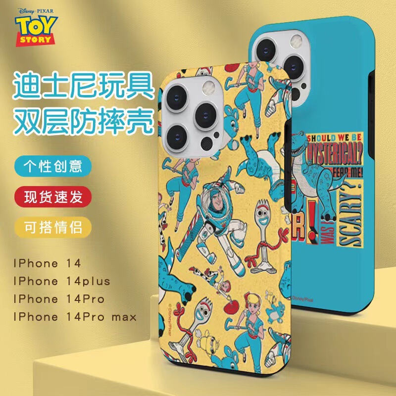 Double-Layer Phone Case Suitable for iPhone 15, 17 Pro Max, Hard iPhone 16 Protective Case, Anti-Drop Toy Story 11 Double-Layer Phone Case Suitable for iPhone 15, 17 Pro Max, Hard iPhone 16 Protective Case, Anti-Drop Toy Story 11