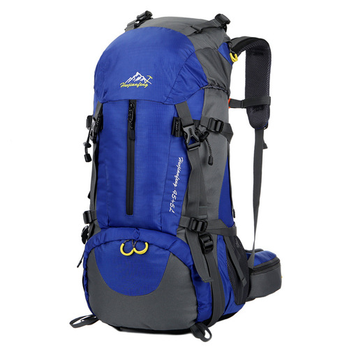 New product outdoor sports backpack hiking bag 50L hiking double shoulder bag travel bag with rain cover